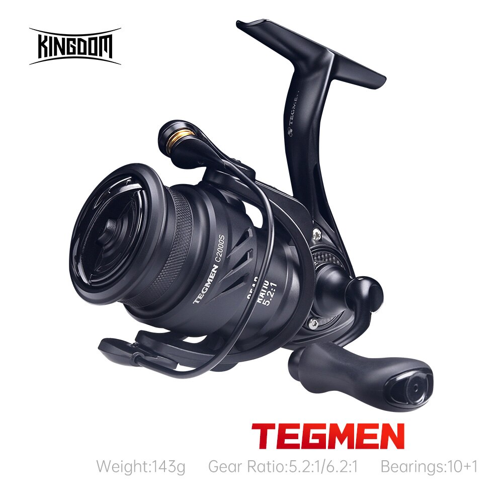 Abu Garcia Reel Revo - Kingdom Tegmen 5.2:1 6.2:1 143g Spinningowe