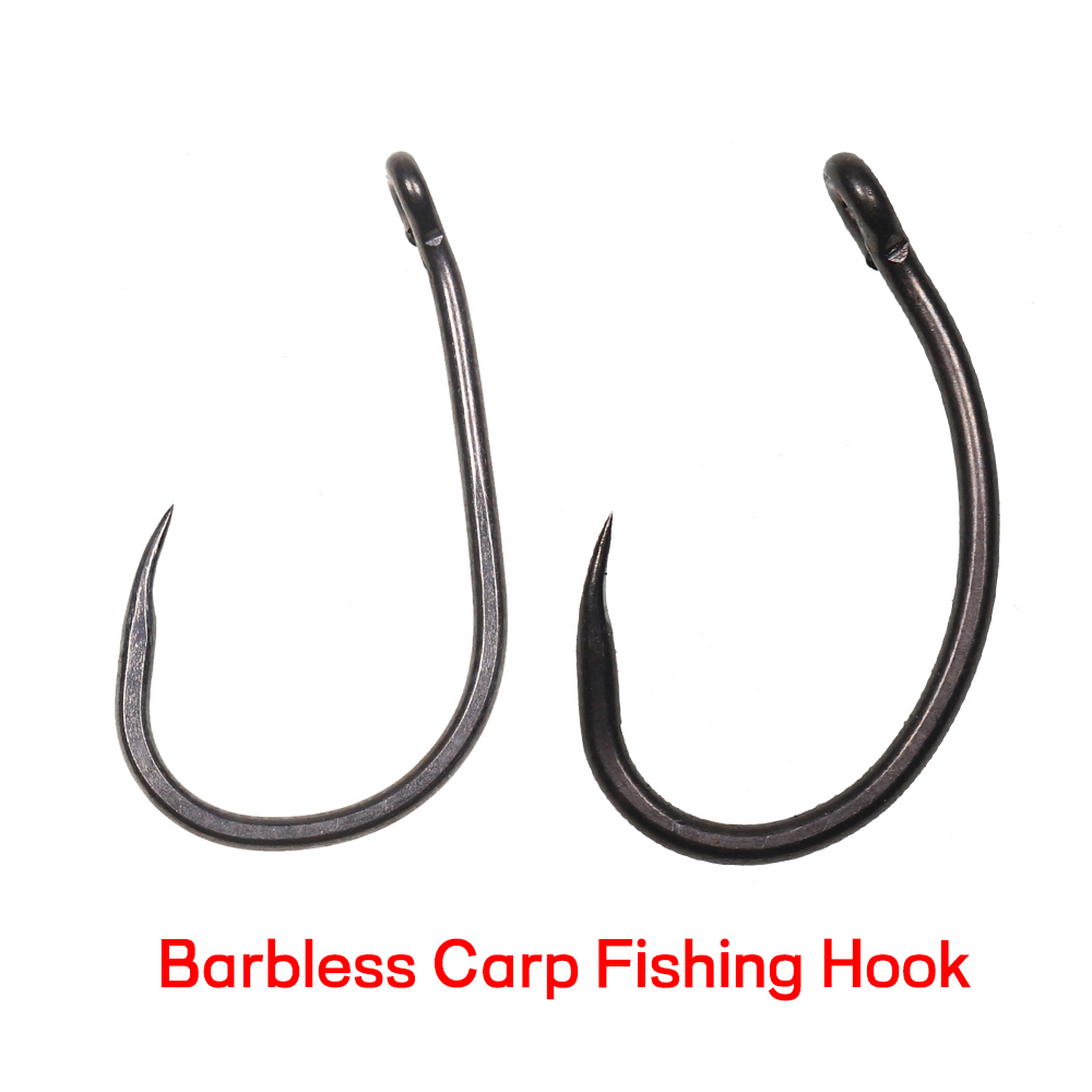 Fishing Hook Assortment - 50 SZT. Matowe Czarne Haczyki Karpiowe