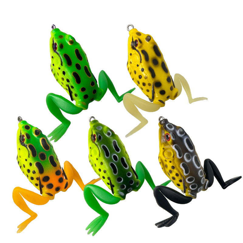 Fishing Hook Weedless - Wysokiej jakości przynęta na żaby, powierzchniowa,