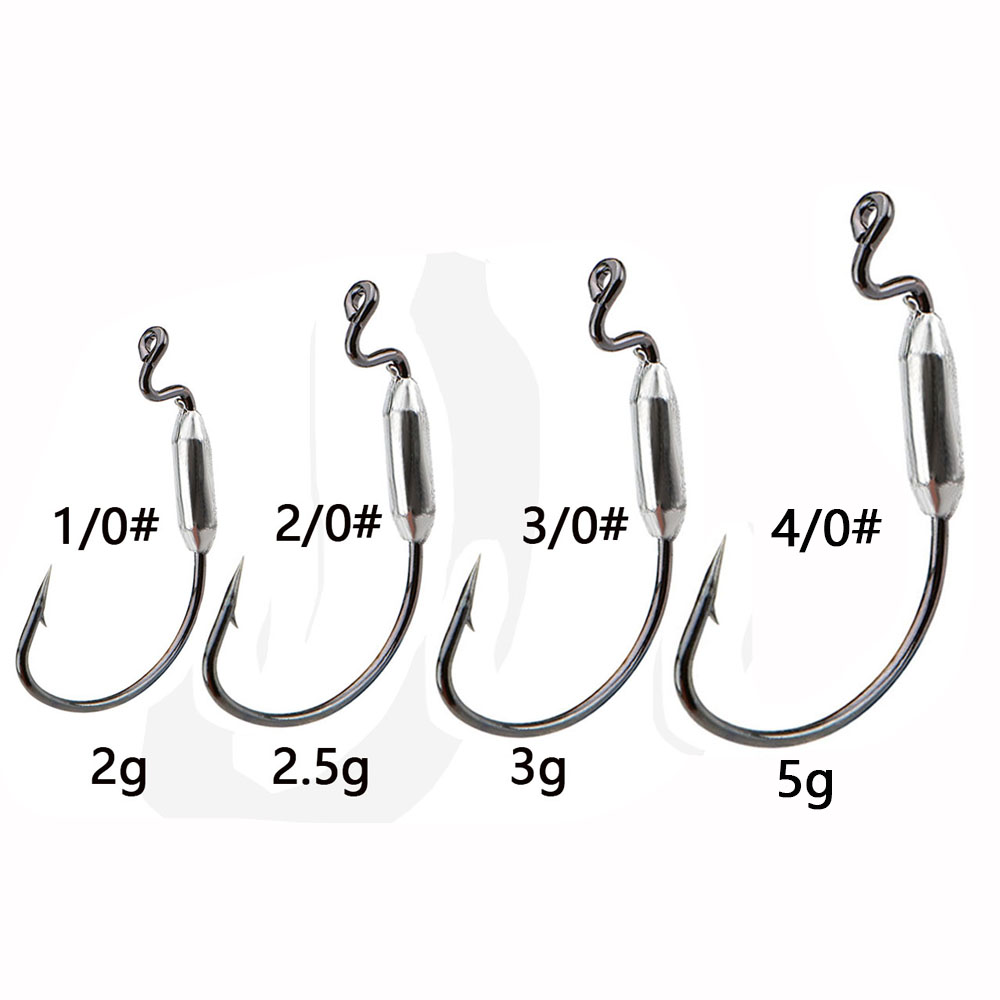 5 szt. Miękkich przynęt typu r – Fishing Hook Offset recenzja i cena