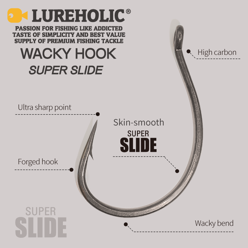 LUREHOLIC PTFE Super Slide Wac – Fishing Hook Barbless recenzja i cena
