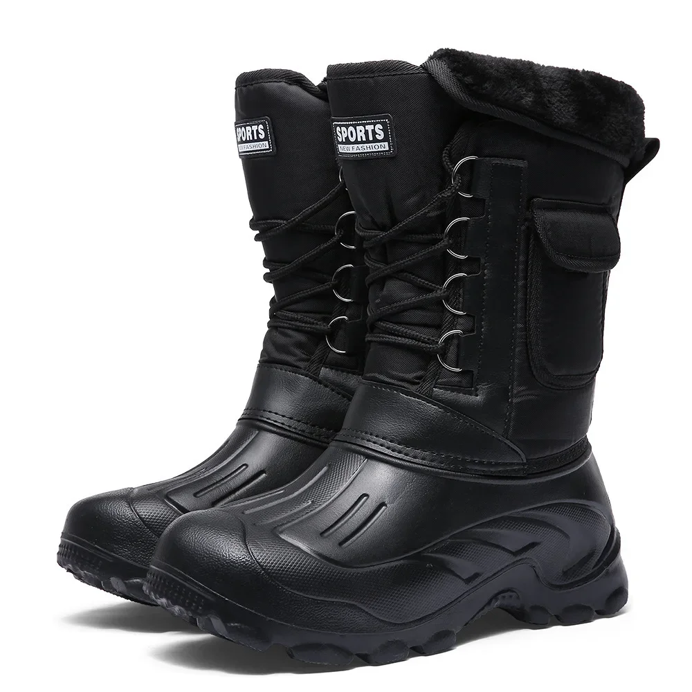 Męskie zimowe buty śniegowe, b – Fishing Hook recenzja i cena