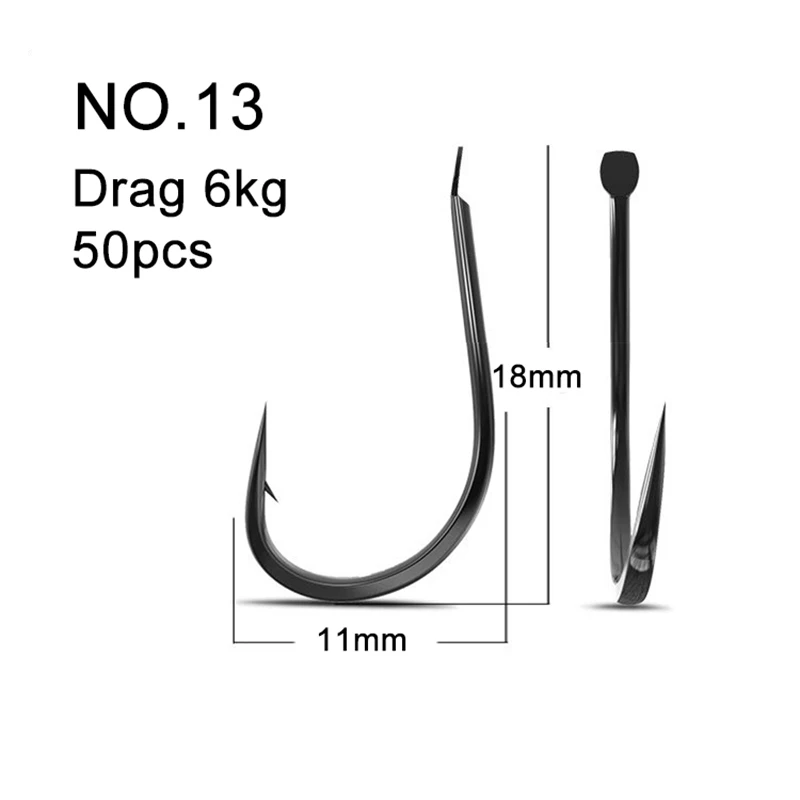 50 SZTUK Małe haczyki wędkarsk – Fishing Hook Assortment recenzja i cena